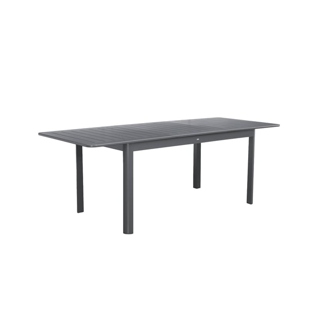 Table de jardin extensible aluminium 8 places SEATTLE anthracite <span itemprop=
