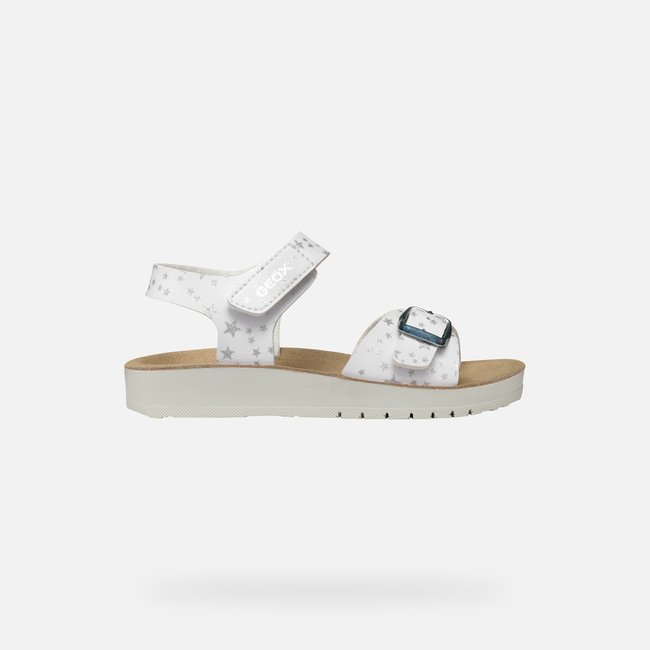 Sandales  J SANDAL COSTAREI GI blanc <span itemprop=