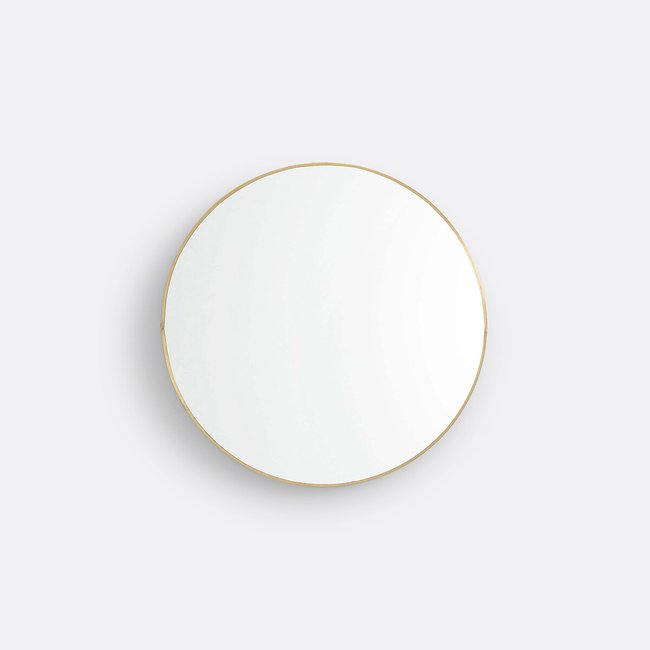 Miroir rond Ø38 cm Uyova Couleur transparent <span itemprop=