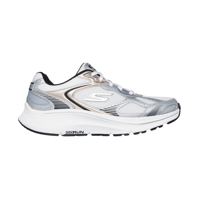 Basket Cuir Go Run Consistent 2.0 Volt blanc-argent-noir <span itemprop=