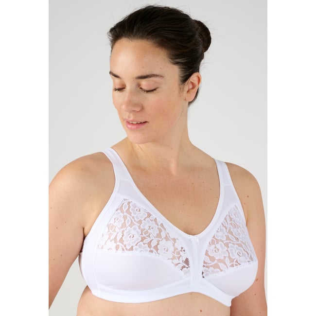 Soutien-gorge sans armatures dentelle, grand maintien - DAMART