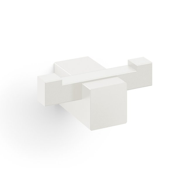 Cabide duplo Carvo, ZACK branco <span itemprop=