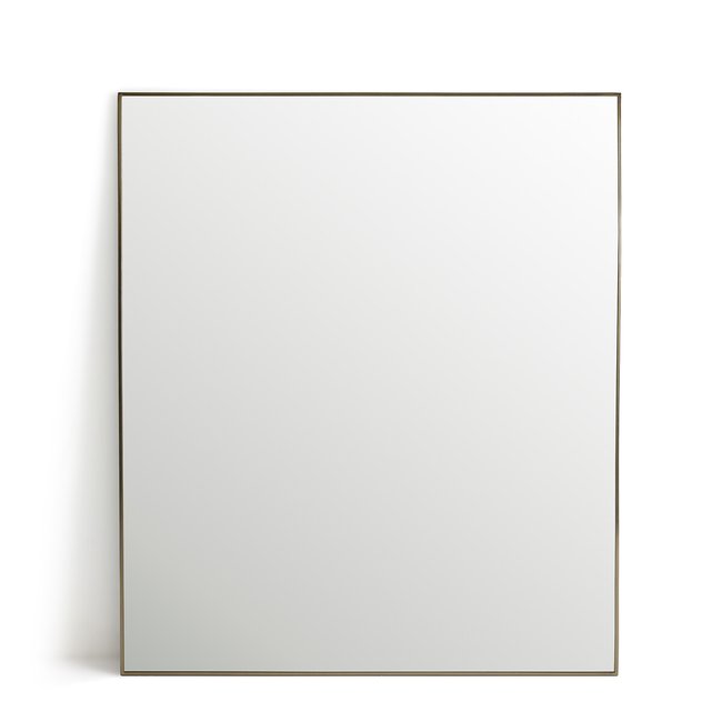 Specchio metallo acciaio ottone anticato H140cm, Caligone ottone invecchiato AM.PM