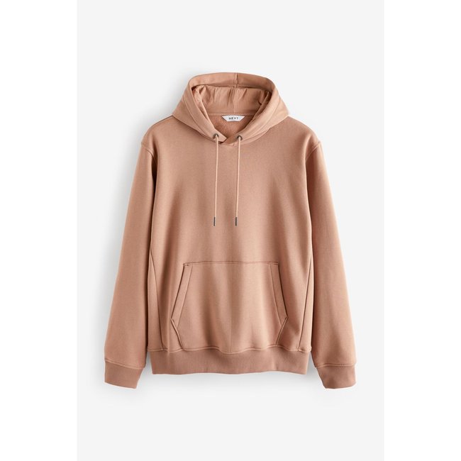 Sweat à capuche enfiler en jersey argile <span itemprop=