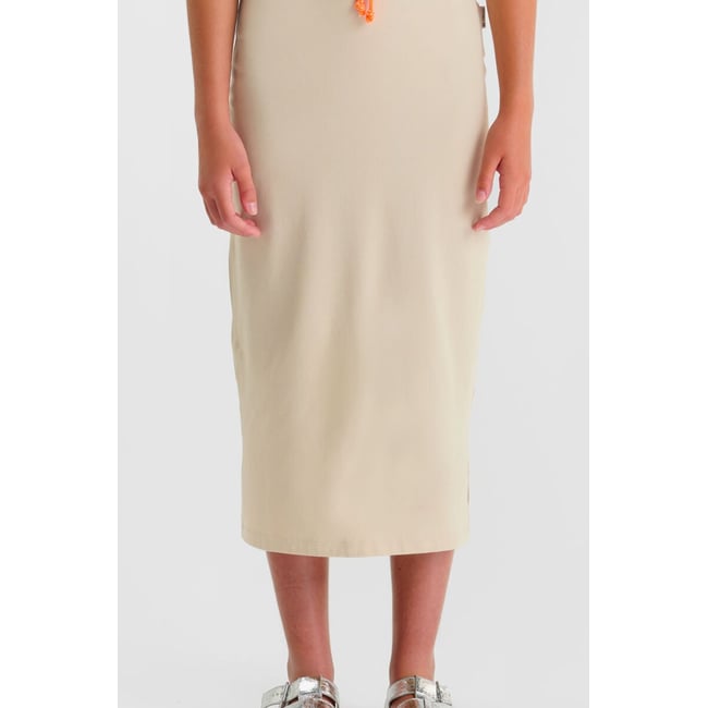 Jupe droite ULFGI beige <span itemprop=
