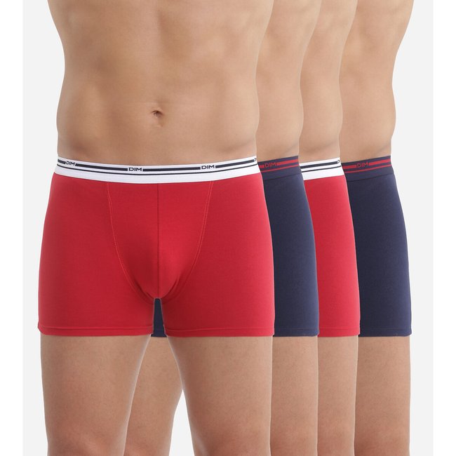 4er-Pack Boxerpants Classic Colors blau + rot <span itemprop=