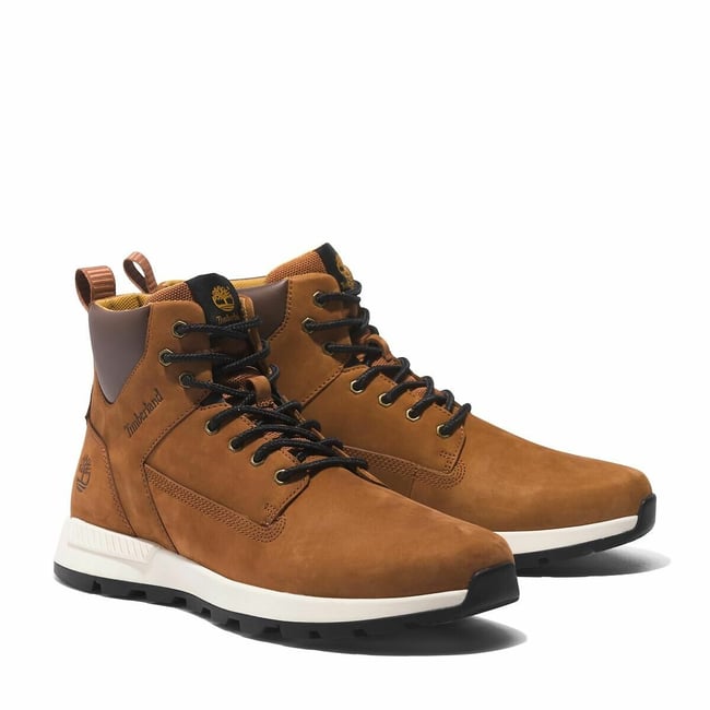 Boots cuir Kilington Trekked Mid Lace camel <span itemprop=