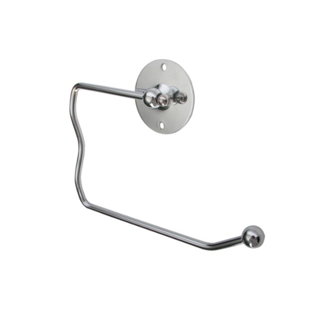 Oceana Toilet Roll Holder, silver-coloured, SO'HOME