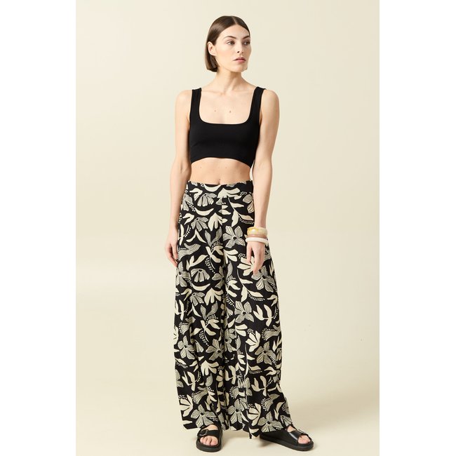 Pantalon large taille haute - BONOBO