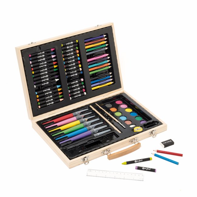 Mallette de dessin artiste multicolore <span itemprop=