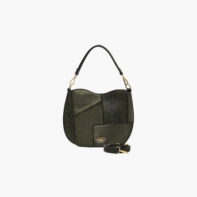 Petit sac seau  Trusty doré,kaki <span itemprop=