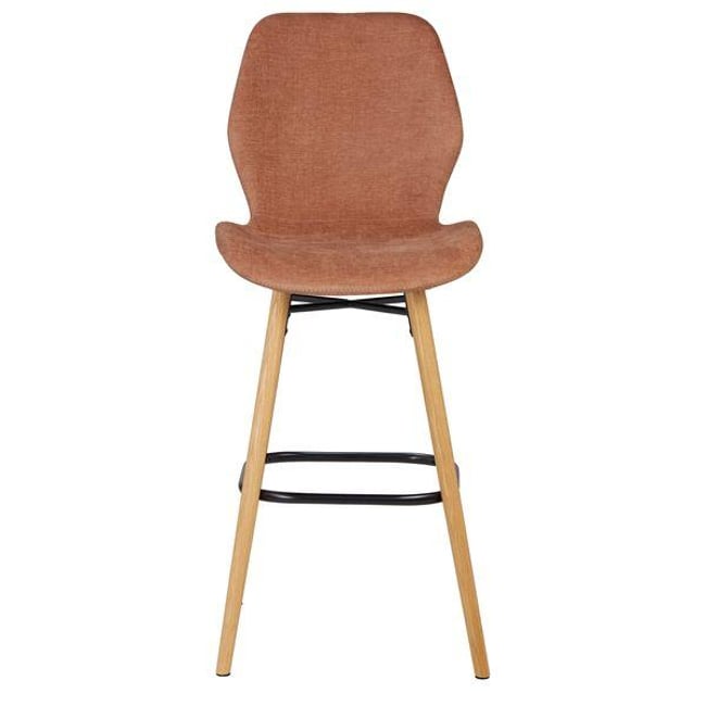 Chaise snack tissu soft touch noir - ZAGO