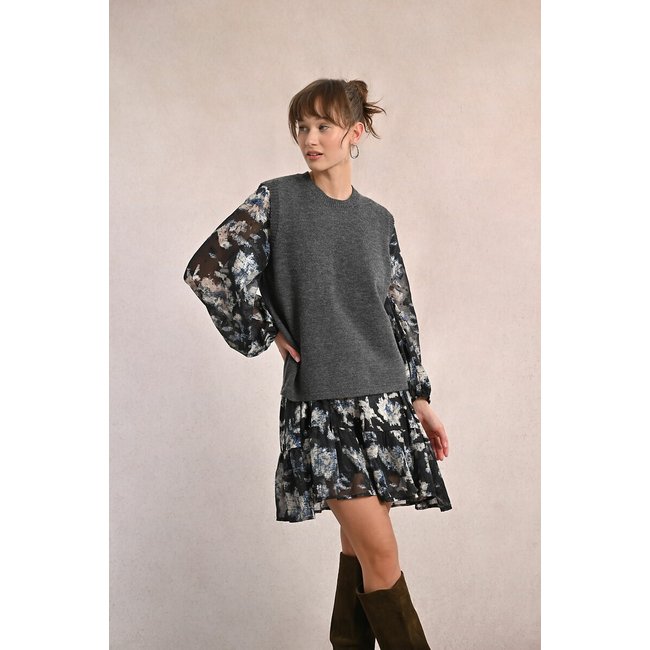 Sleeveless Jumper with Open Back - MOLLY BRACKEN