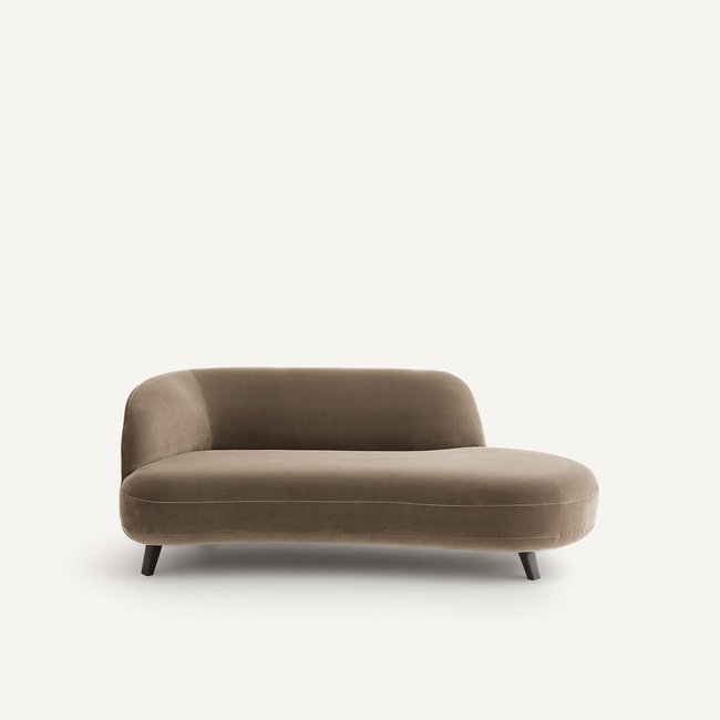 Canapé Dormeuse velours, Rosebury design E.Gallina - AM.PM