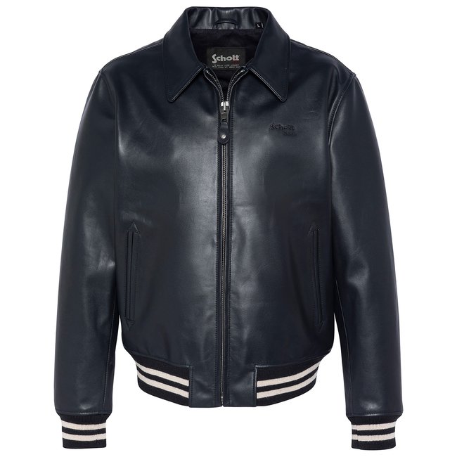 Blouson varsity, cuir de vachette - SCHOTT