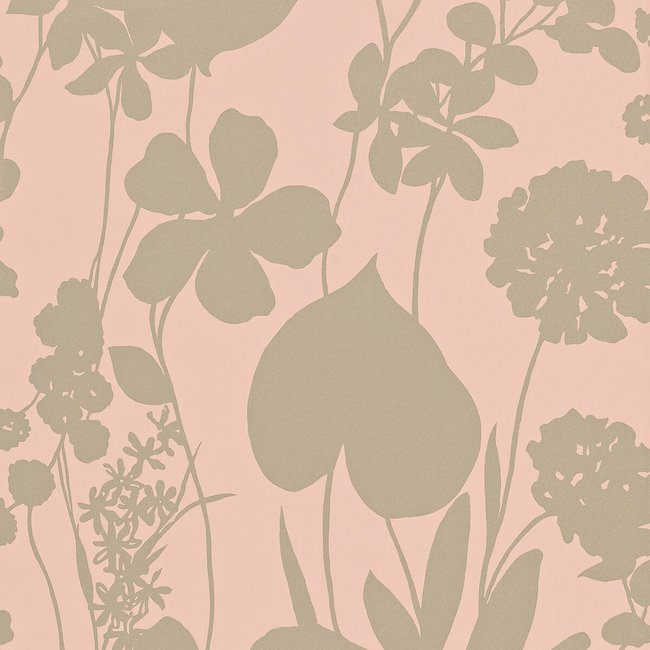 Nalina Wallpaper, peach, HARLEQUIN