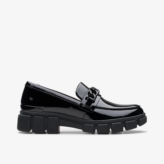 Mocassins Brevet EVYN WALK Y vernis noir <span itemprop=