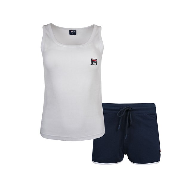 Pyjama ensemble tank top en short <span itemprop=