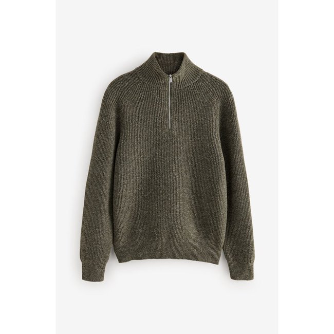 Pull décontracté texturé zippé - NEXT