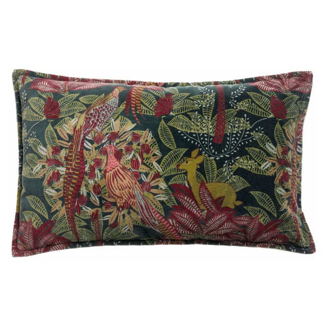 Coussin imprimé Ewan multico <span itemprop=