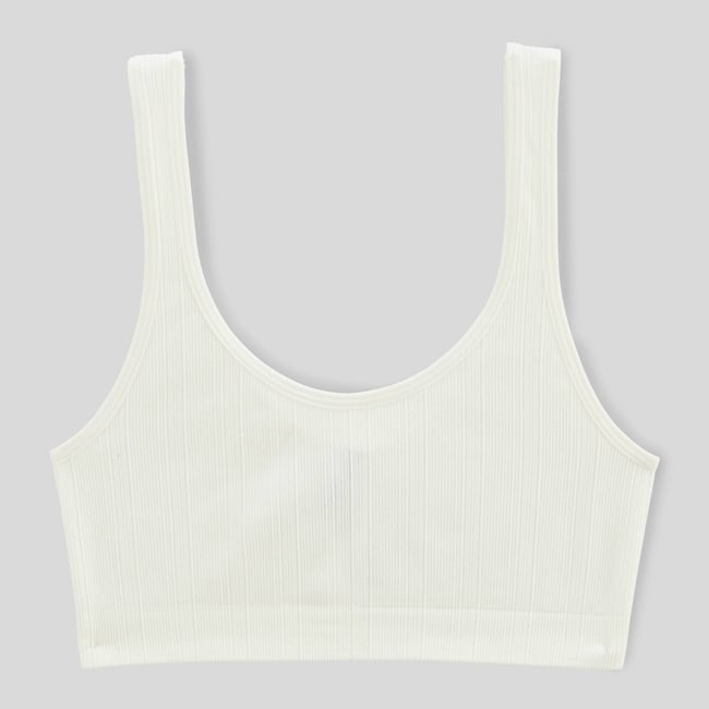 Brassière côtelée sans coutures - MONOPRIX