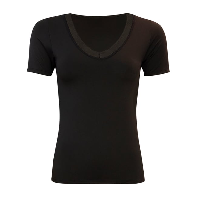 Tee-shirt manches courtes  THERMIK noir <span itemprop=