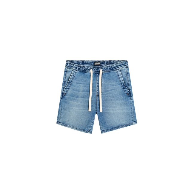 SHORT LOOSE SUD bleu ciel <span itemprop=