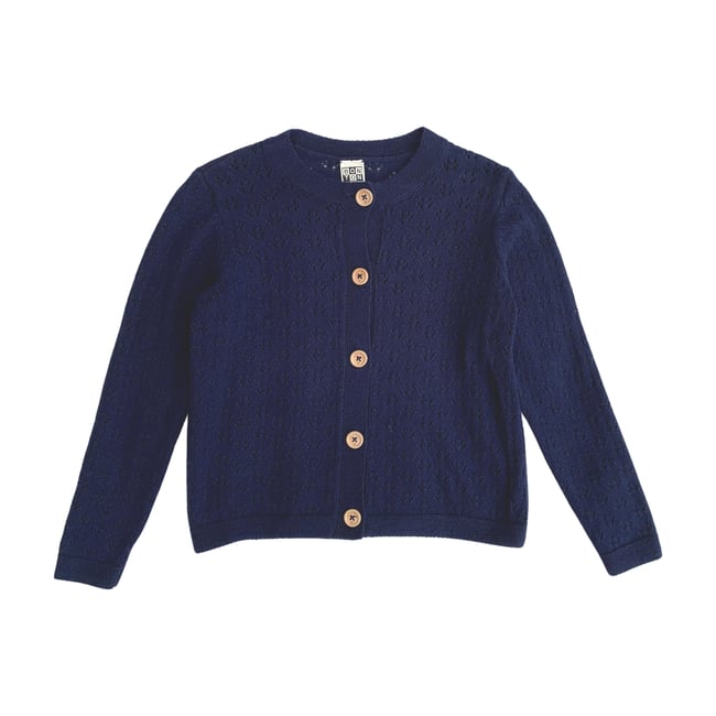 Cardigan enfant - Très bon état bleu <span itemprop=