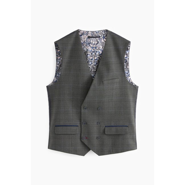 Cardigan sans manches en col v vert <span itemprop=