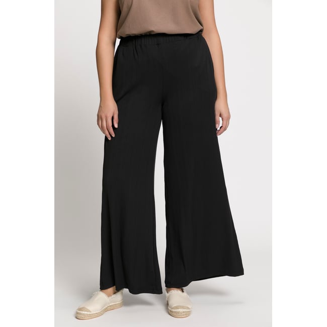 Pantalon Marlene en jersey bord-côte. Jambe - ULLA POPKEN