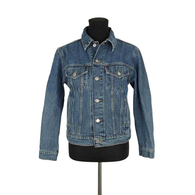 Veste en coton - Très Bon État bleu <span itemprop=