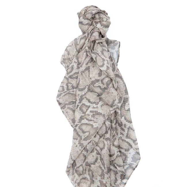 Foulard Gladys taupe <span itemprop=