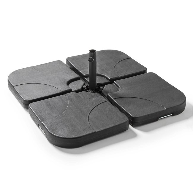 Dalles de parasol remplissable 24 kg, CALA noir <span itemprop=