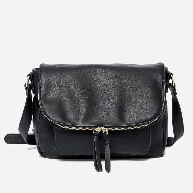 Sac Besace BALVI noir <span itemprop=