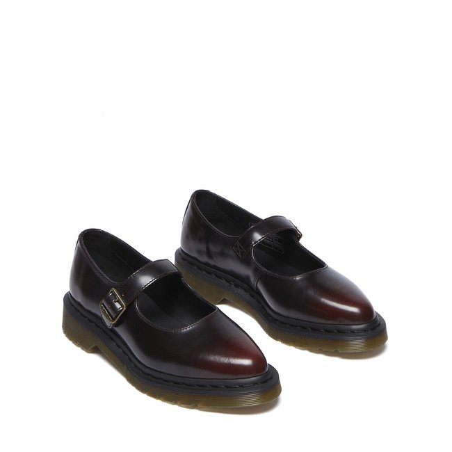 Babies Elphie Mary Jane en cuir Arcadia rouge foncé <span itemprop=