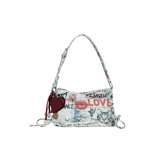 Sac moyen bleu clair <span itemprop=