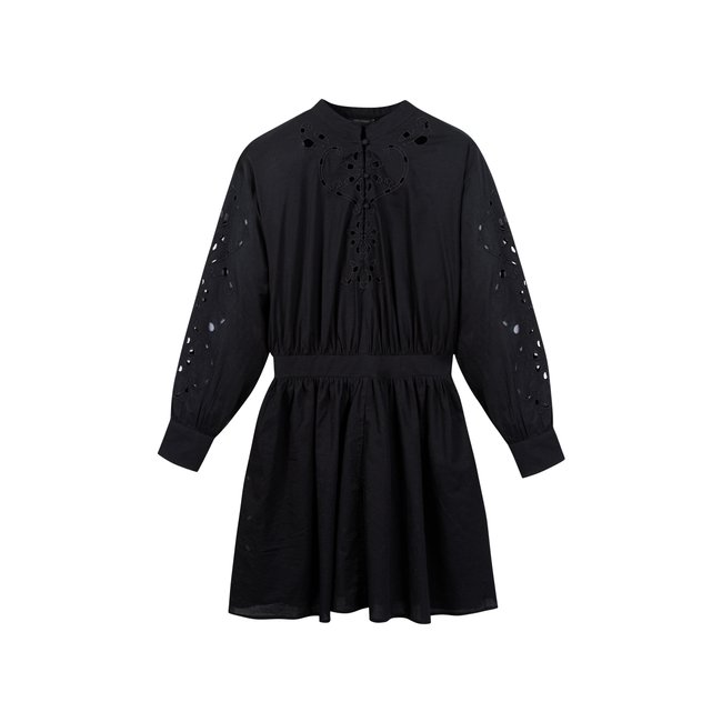 Robe chic dentelle noir <span itemprop=