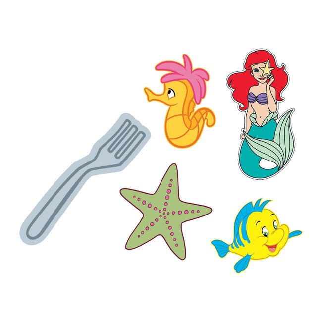 Confezione da 5 Jibbitz Princesse Ariel multicolore CROCS