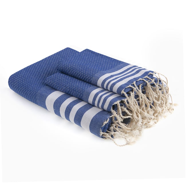 Foutas de bain (1+2) coton HAMPTONS - FEBRONIE
