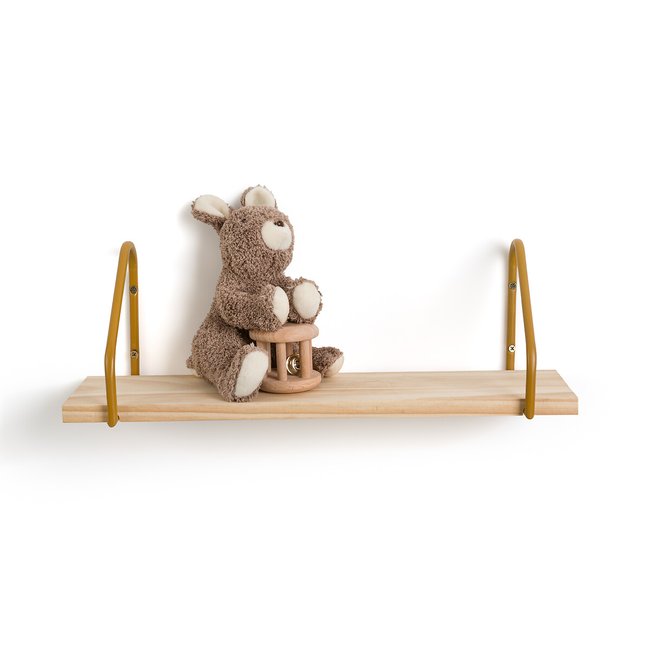 Etagère murale pin et métal fer L50 cm, Vinto - LA REDOUTE INTERIEURS