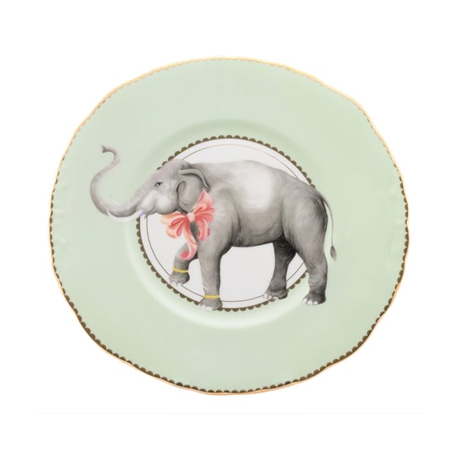 Assiette Elephant 23cm Couleur v019845 <span itemprop=