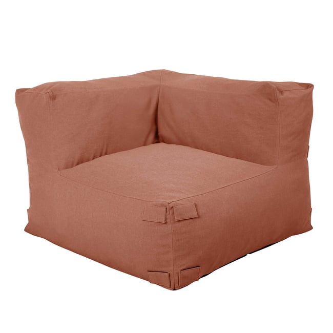 Fauteuil d'angle pour salon de jardin modulable, MIXI - OVIALA