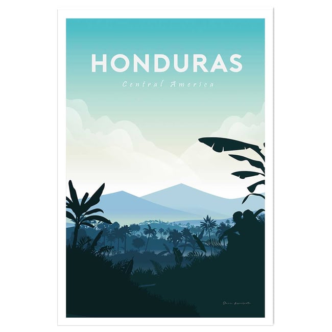 Affiche Voyage en Honduras - HEXOA