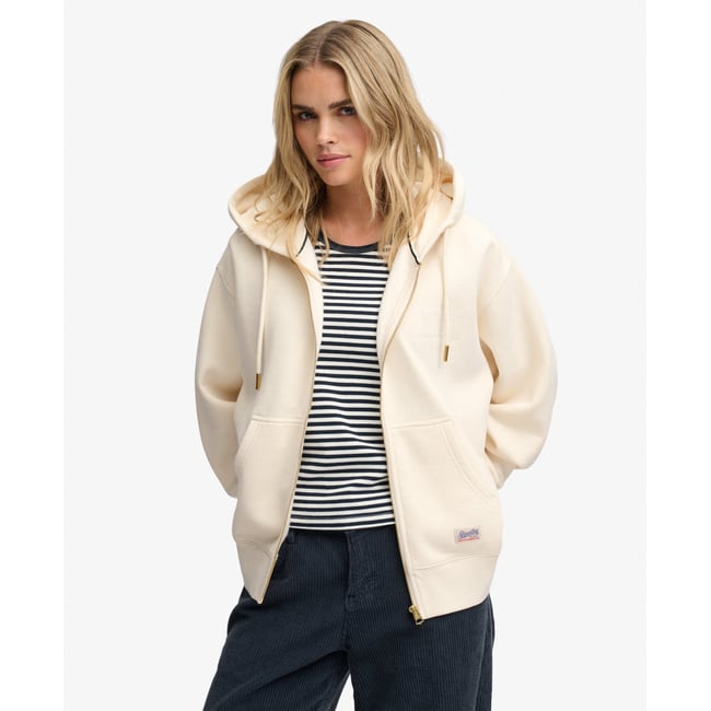 Sweat à capuche zippé Luxe Casual - SUPERDRY