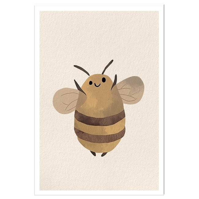Affiche enfant l'abeille - HEXOA