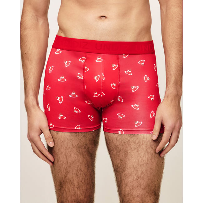 Boxer microfibre REPEATIZ  JELL rouge <span itemprop=