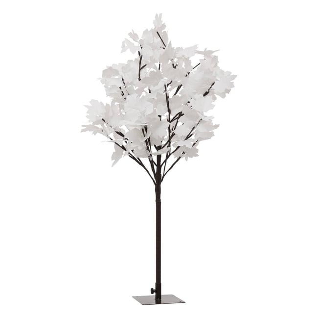 Arbre blanc lumineux 92 LED H90 cm SAPMI Couleur multicolore <span itemprop=