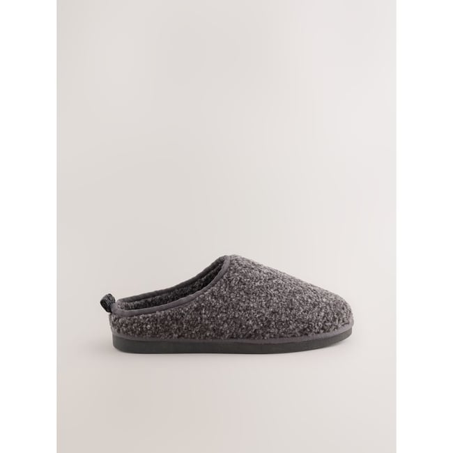 Chaussons mules en peau lainée - NEXT