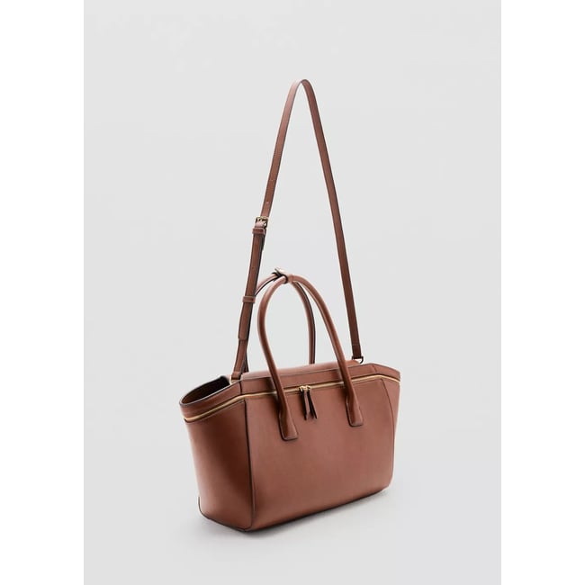 Sac bowling fermetures éclair marron moyen <span itemprop=