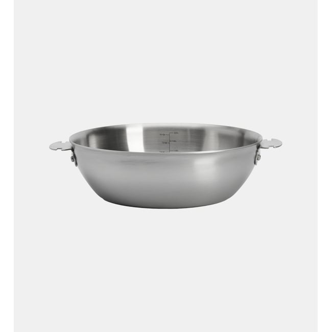 Sauteuse bombée - ø24 cm gris <span itemprop=